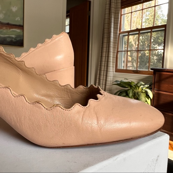 Chloe Lauren Scallop Pumps size 38 - Picture 4 of 9
